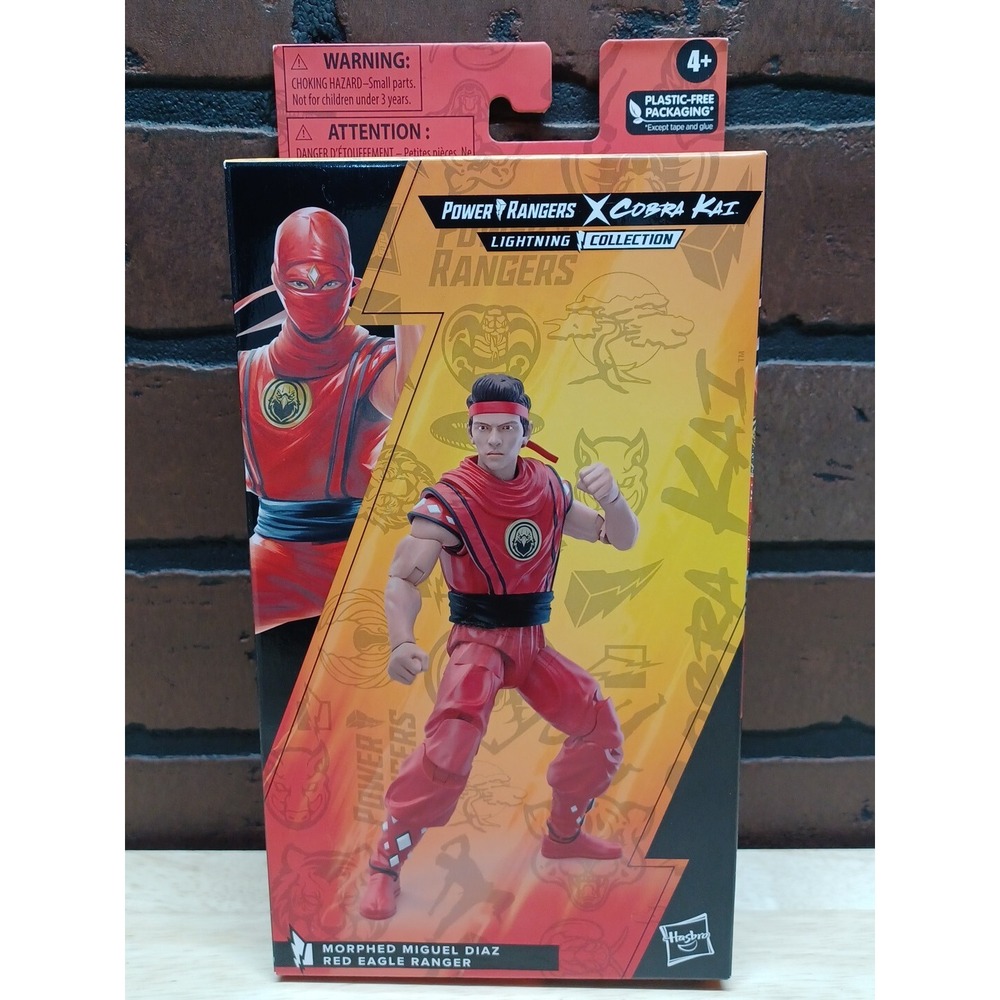 Power Rangers Lightning Collection Cobra Kai Morphed Miguel Diaz Red Ninja New